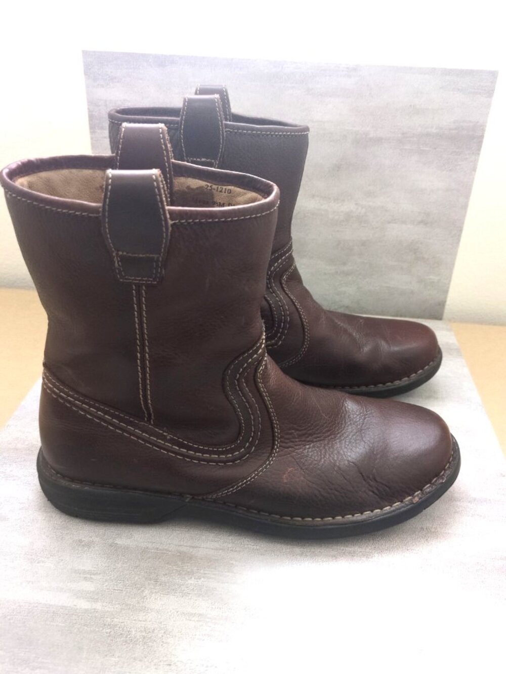 Johnson & Murphy Barrett Roper Leather Boots Men's 9.5 Excelllet!!